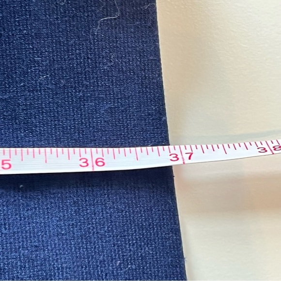 NWOT Tahari Ruffle Collar Neck Sleeveless Knee Length Dress Blue Cocktail Party - Picture 10 of 12